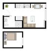 Studio 1.3 Floor Plan Image